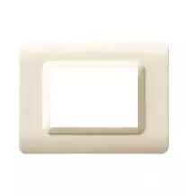 Placca Tecnopolimero 44 3 moduli Sabbia AVE 44PY03SA