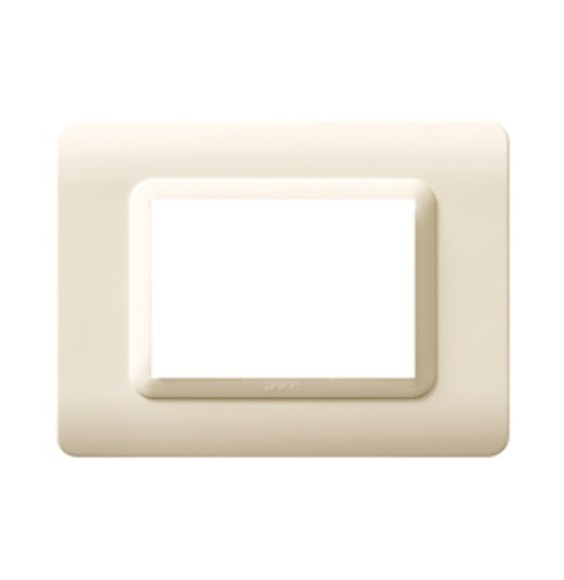 Placca Tecnopolimero 44 3 moduli Sabbia AVE 44PY03SA