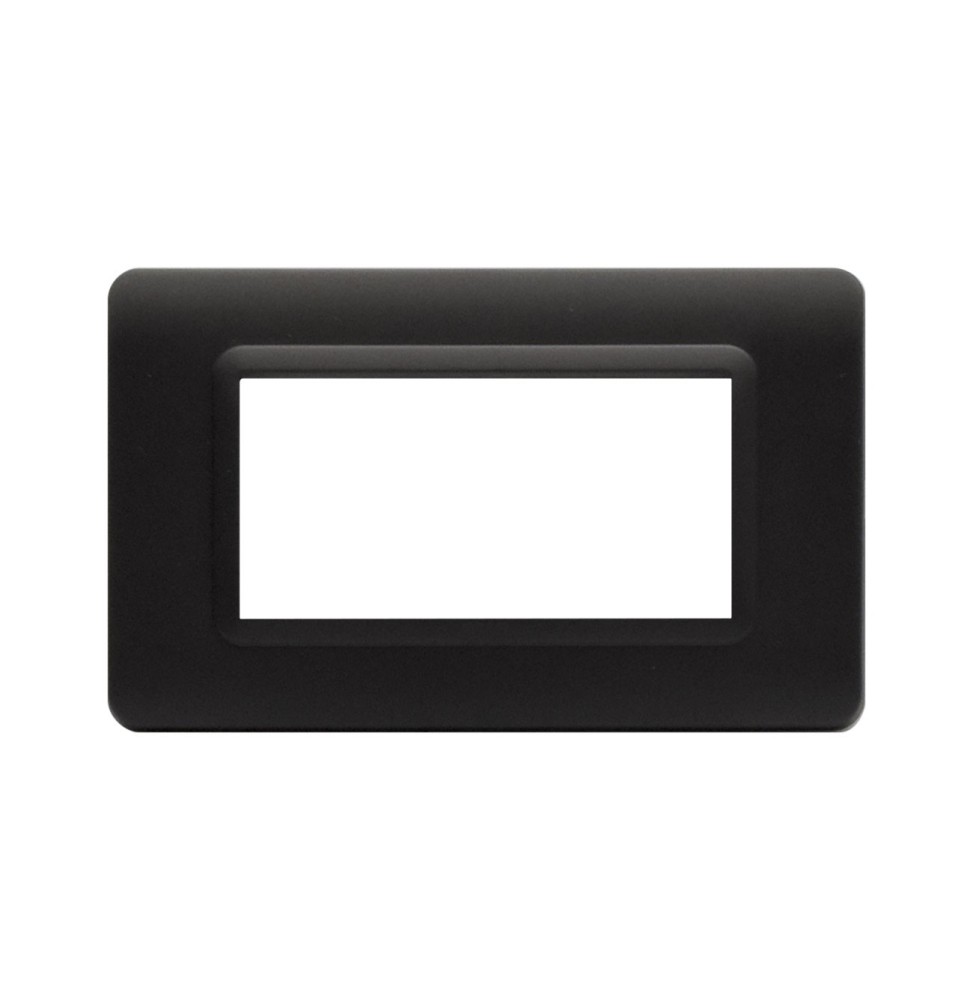 Placca 4 moduli grigio tekla AVE 44PY04GTK  Tecnopolimero Sistema 44