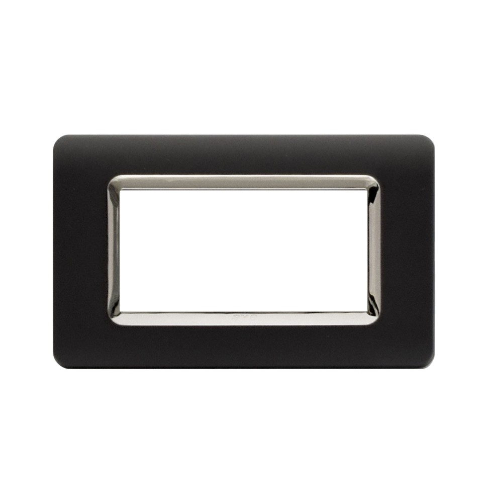 Placca 4 moduli grigio tekla AVE 44PY04GTKC  Tecnopolimero Sistema 44
