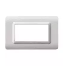 Placca 4 moduli in marmo Tecnopolimero Sistema 44 AVE 44PY04M