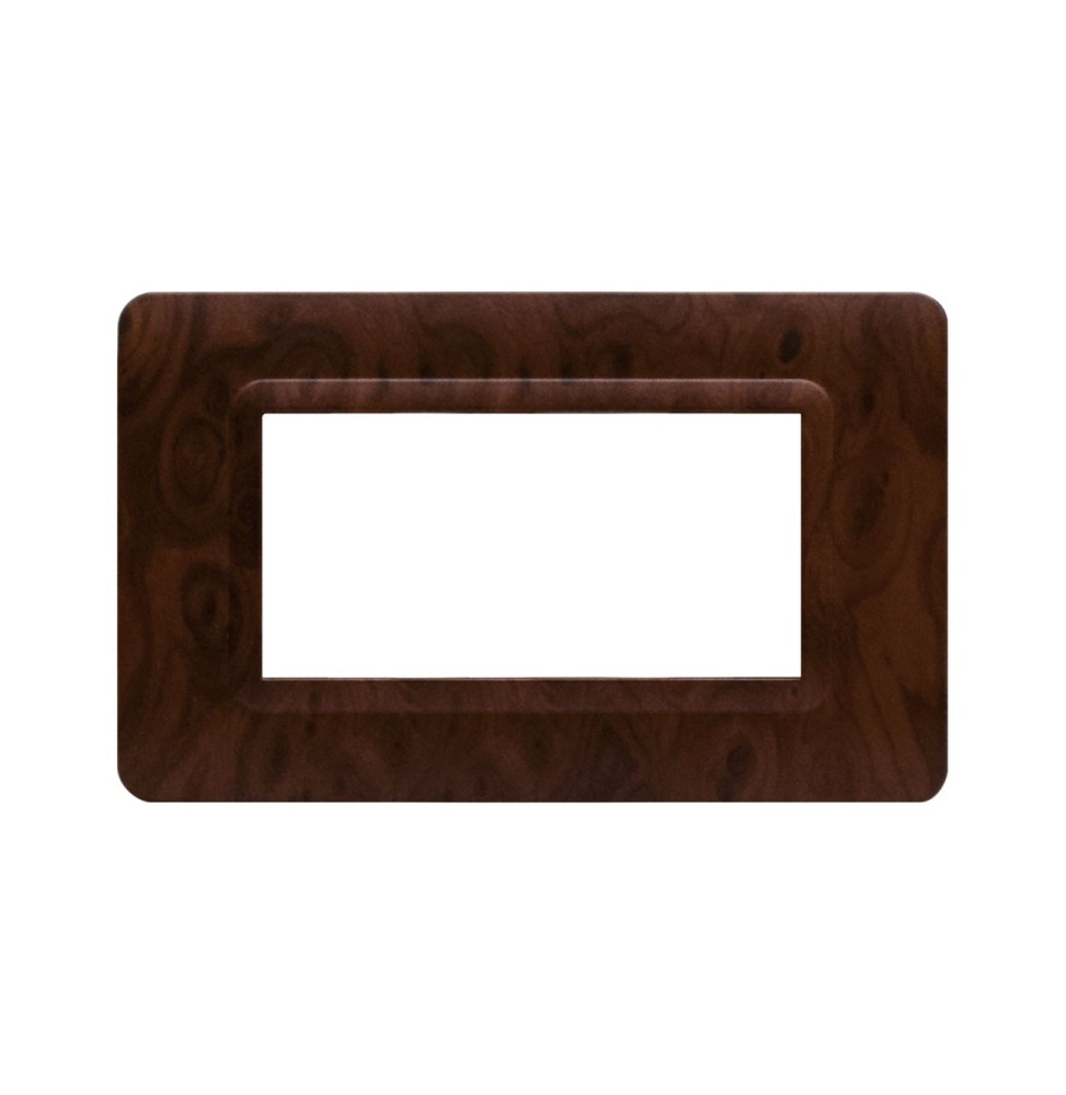 Placca 4 moduli Radicata opaca AVE 44PY04RD Tecnopolimero Sistema 44