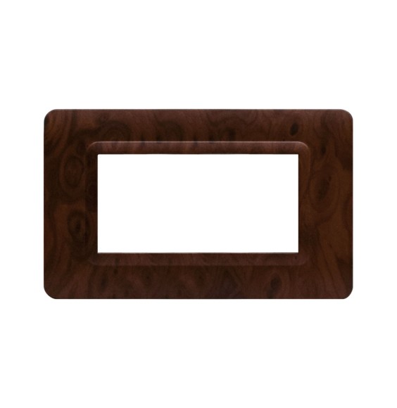 Placca 4 moduli Radicata opaca AVE 44PY04RD Tecnopolimero Sistema 44
