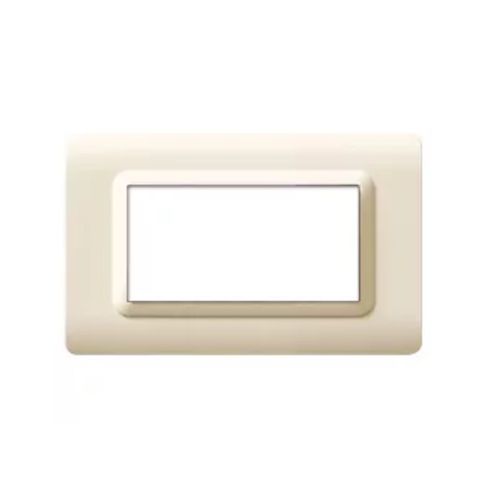 Placca AVE 4 moduli Sabbia Tecnopolimero Sistema 44 AVE 44PY04SA