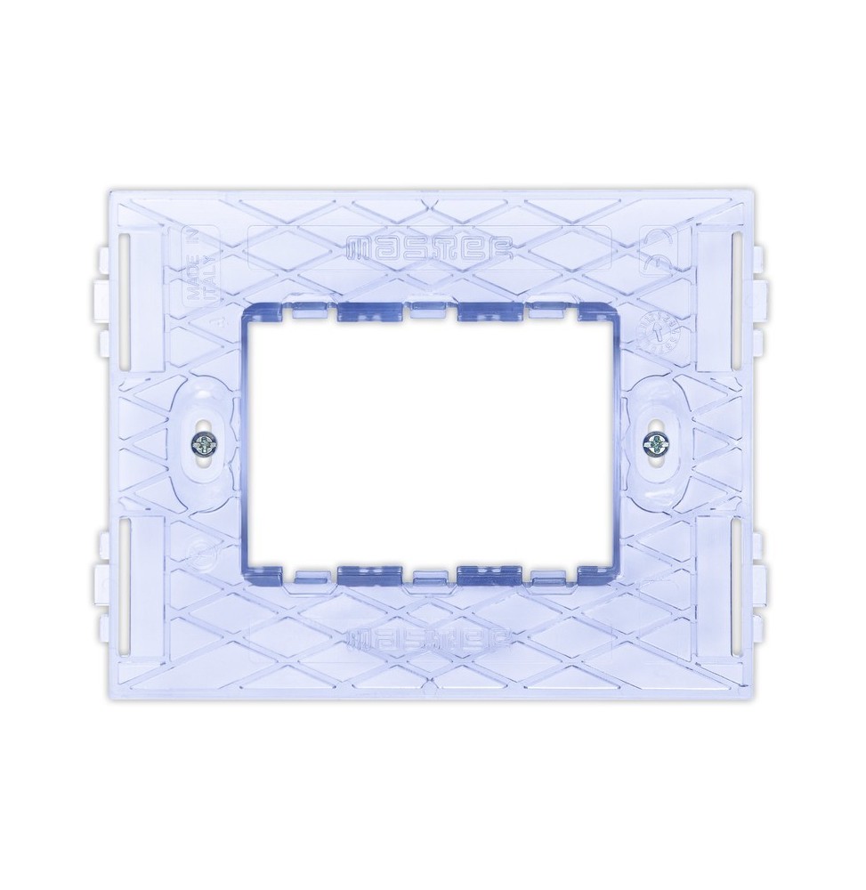 Supporto 3 posti per scatole rettangolari Master Pixia 14SP103
