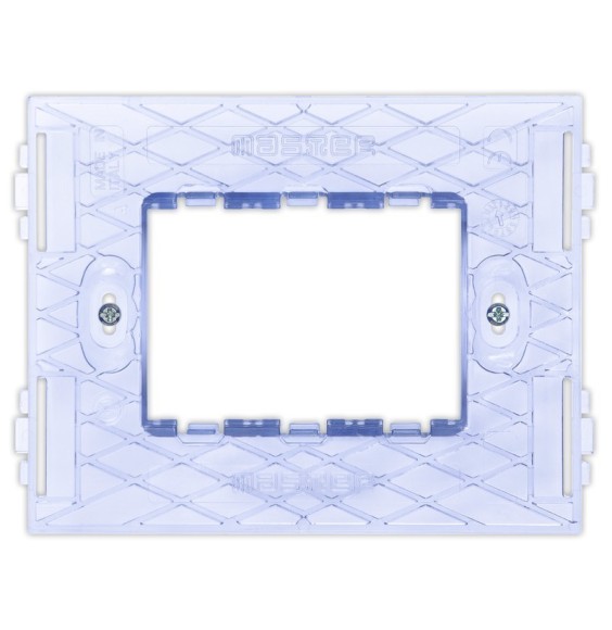 Supporto 3 posti per scatole rettangolari Master Pixia 14SP103