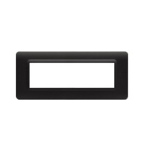 Placca 7 moduli grigio tekla AVE 44PY07GTK Tecnopolimero Sistema 44