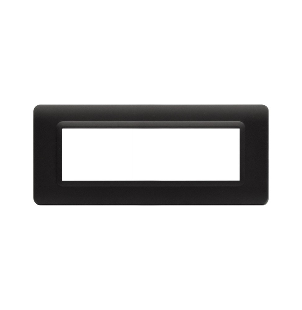 Placca 7 moduli grigio tekla AVE 44PY07GTK Tecnopolimero Sistema 44