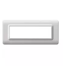 Placca 7 moduli in marmo Tecnopolimero Sistema 44 AVE 44PY07M