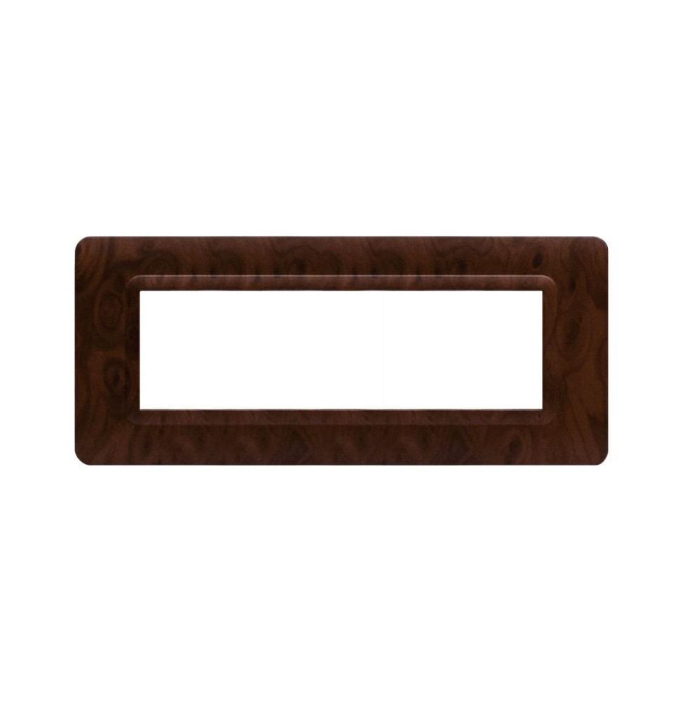 Placca 7 moduli Radica opaca Tecnopolimero AVE Sistema 44 44PY07RD