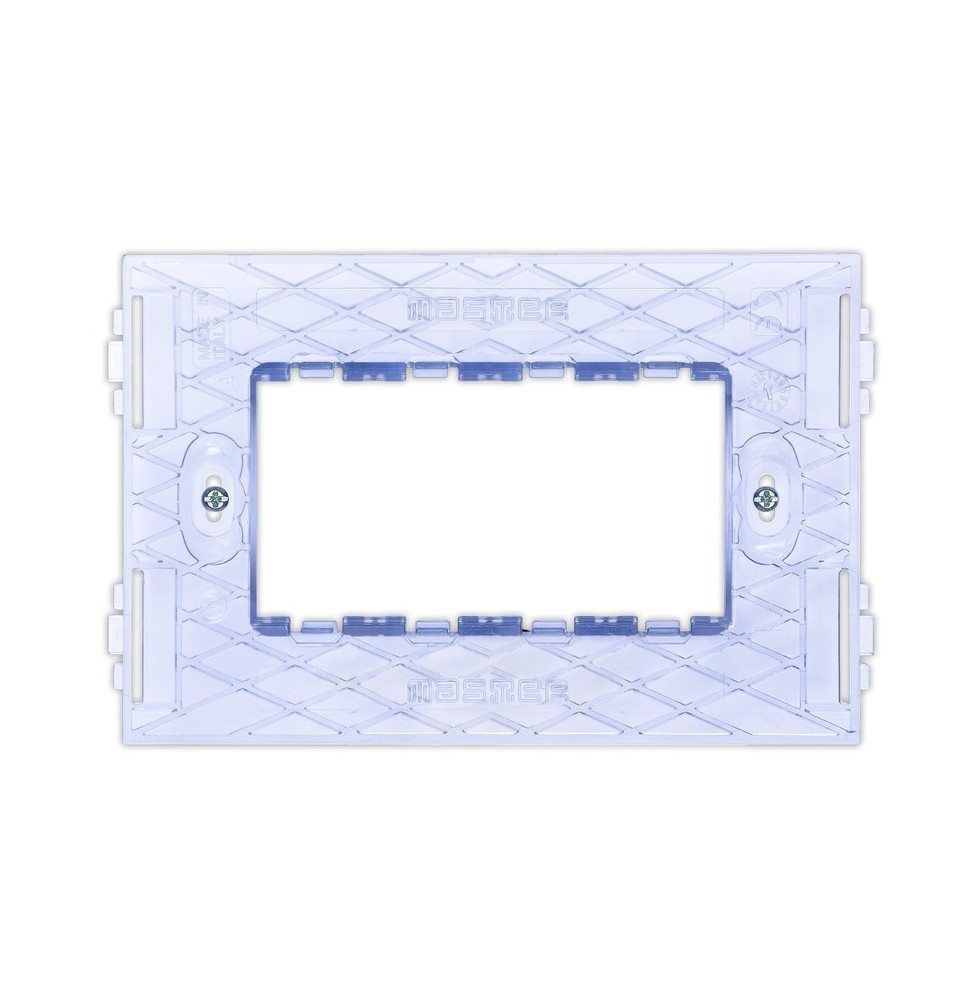 Supporto 4 posti per scatole rettangolari Master Pixia 14SP104