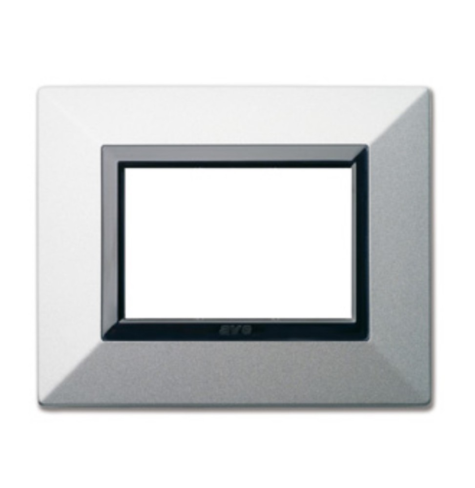 Placca Ave Zama 44 Argento Opaco 3 Moduli 44P93AO
