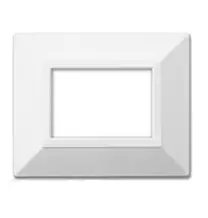 Placca 3 moduli Bianco Ral 9010 AVE Zama 44 44P93B