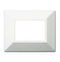Placca AVE Zama 44 Bianco Micalizzato 3 moduli 44P93BMC