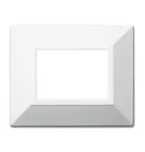 Placca AVE Zama 44 Bianco Micalizzato 3 moduli 44P93BMC