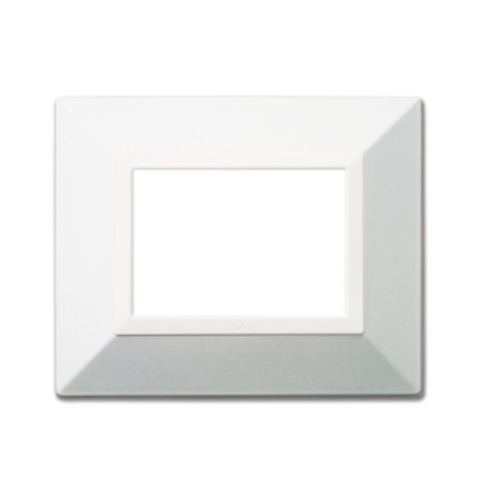 Placca AVE Zama 44 Bianco Micalizzato 3 moduli 44P93BMC
