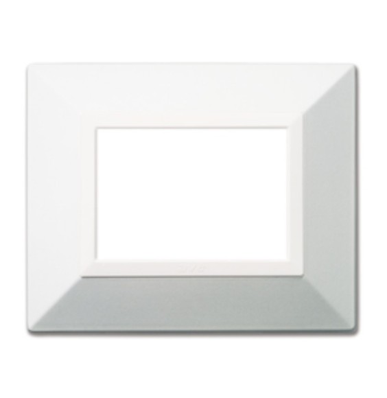 Placca AVE Zama 44 Bianco Micalizzato 3 moduli 44P93BMC