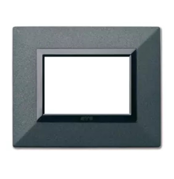 Placca AVE Zama 44 Grafite 3 moduli 44P93GF