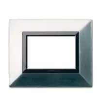 Placca 3 moduli Nichel spazzolato AVE Zama 44 44P93NCS