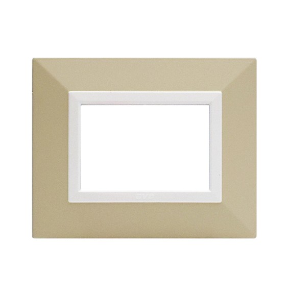 Placca personalizzabile Ave Zama 44 3 moduli 44P93PERS