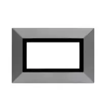 Placca Ave Zama 44 Argento Opaco 4 Moduli 44P94AO | MisterElettro