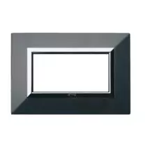 Placca 4 moduli AVE Zama 44 in Grigio Scuro Metallizzato 44P94GSM