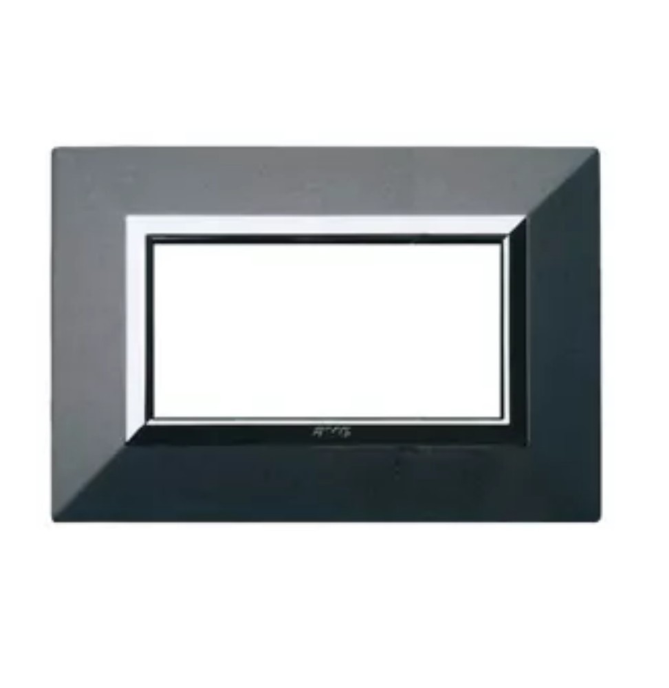 Placca 4 moduli AVE Zama 44 in Grigio Scuro Metallizzato 44P94GSM