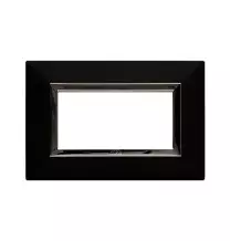 Placca 4 moduli Grigio Tekla Ave Zama44 44P94GTK