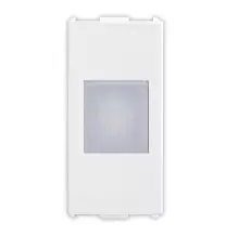 Lampada di emergenza 230V 1 modulo serie Pixia Bianca Master 11464