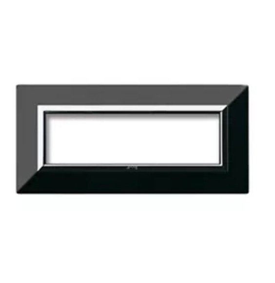 Placca AVE Zama 44 Nero Assoluto 7 moduli 44P97NAL