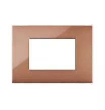 Placca Ave Young 3 Moduli Colore Avana 44PJ03AVN