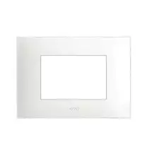 Placca Ave Young 3 Moduli Bianco Totale 44PJ03BT