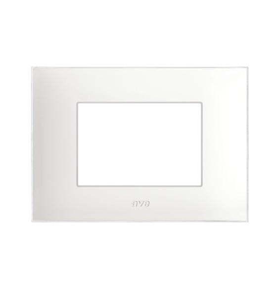 Placca Ave Young 3 Moduli Bianco Totale 44PJ03BT