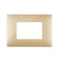 Placca Ave Young Sistema 44 3 Moduli Oro 44PJ03GOLD