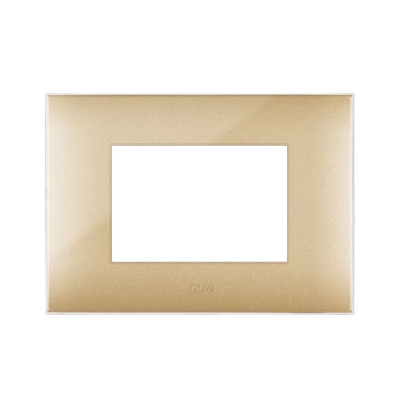 Placca Ave Young Sistema 44 3 Moduli Oro 44PJ03GOLD