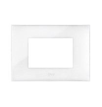 Placca Ave Young Sistema 44 3 Moduli Colore Gesso 44PJ03GSO