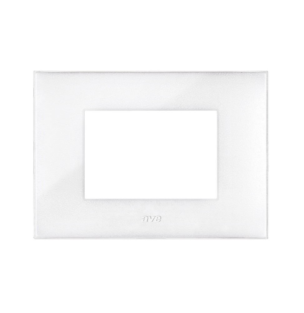 Placca Ave Young Sistema 44 3 Moduli Colore Gesso 44PJ03GSO