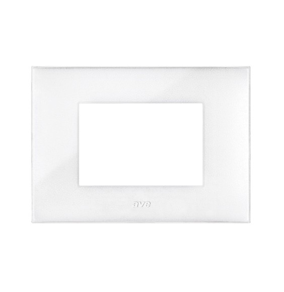 Placca Ave Young Sistema 44 3 Moduli Colore Gesso 44PJ03GSO