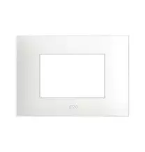Placca Ave Young 3 Moduli Bianco Opaco 44PJ03BO