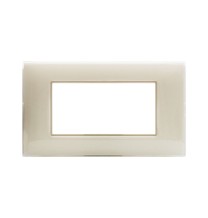 Placca Ave Young 4 moduli colore Avorio 44PJ04AVR | MisterElettro