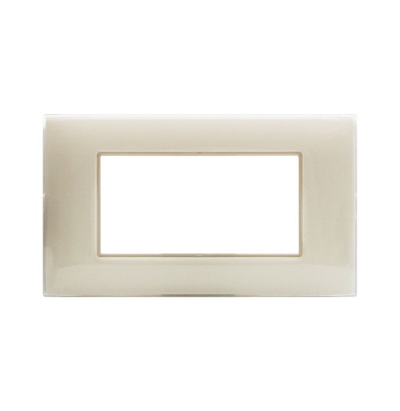 Placca Ave Young 4 moduli colore Avorio 44PJ04AVR | MisterElettro