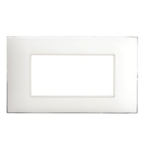Placca Ave Young 4 Moduli Bianco 44PJ04B