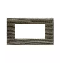 Placca Ave Young 44 Moduli 3D Carbon Chiaro 44PJ04CBC3D