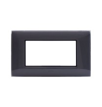 Placca Ave Young 4 Moduli Colore Cenere 44PJ04CNR