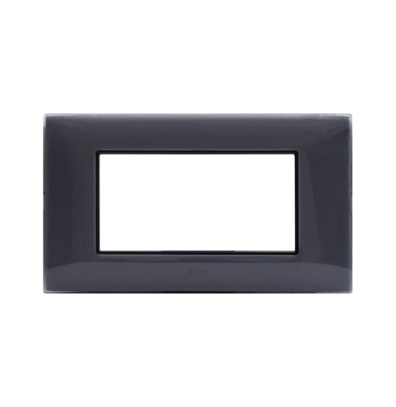 Placca Ave Young 4 Moduli Colore Cenere 44PJ04CNR