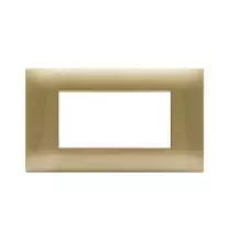Placca Ave Young 4 Moduli Colore Oro 44PJ04GOLD | MisterElettro