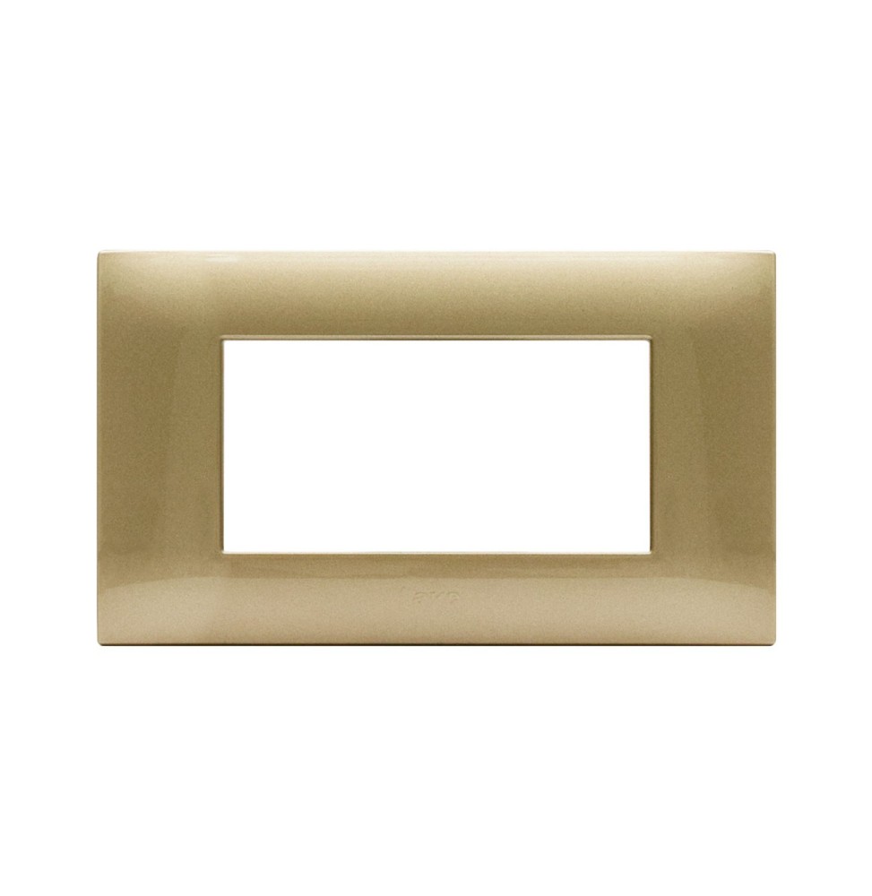 Placca Ave Young 4 Moduli Colore Oro 44PJ04GOLD | MisterElettro