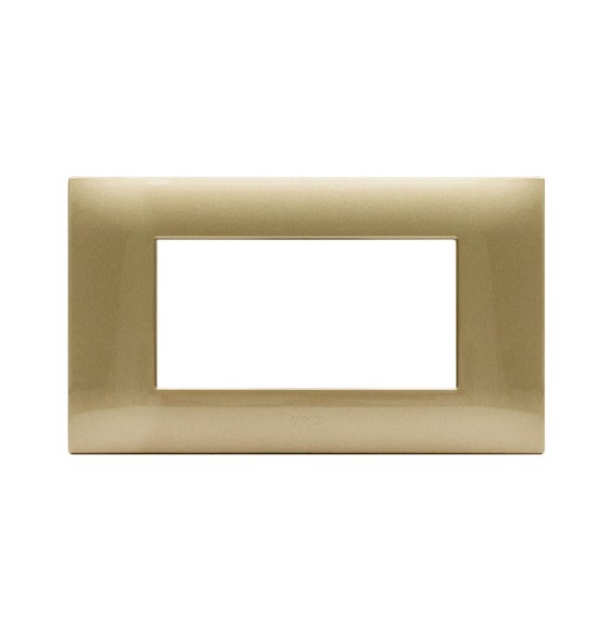 Placca Ave Young 4 Moduli Colore Oro 44PJ04GOLD | MisterElettro