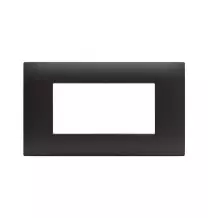 Placca Ave Young 4 Moduli Grigio Tekla 44PJ04GTK