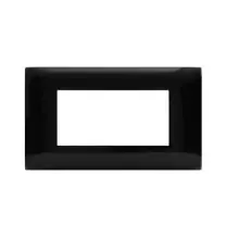 Placca 4 moduli in tecnopolimero Grigio Antracite Ave 44PJ04GTKT